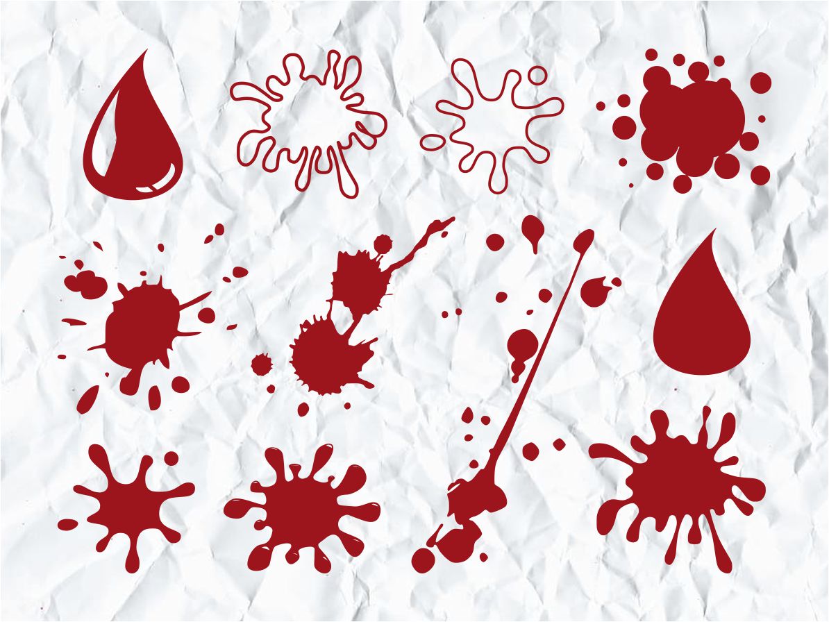 Blood Splatter Svg Vectorency