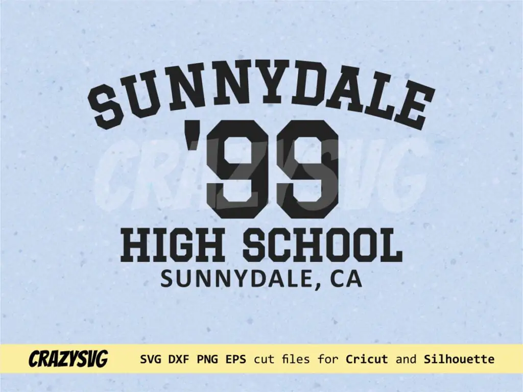 Sunnydale High School SVG Vector File