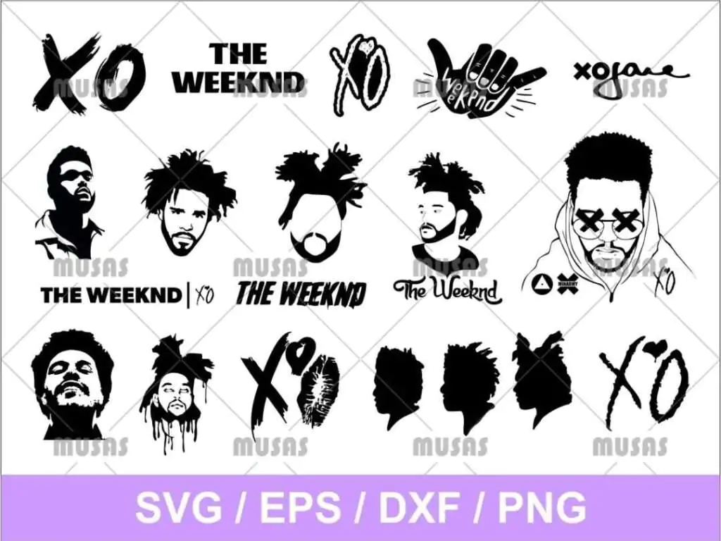 The Weeknd SVG