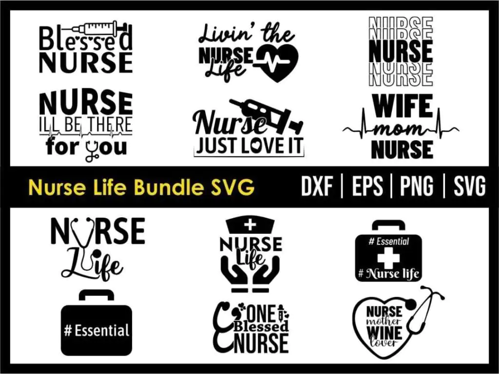 Nurse Life Bundle SVG