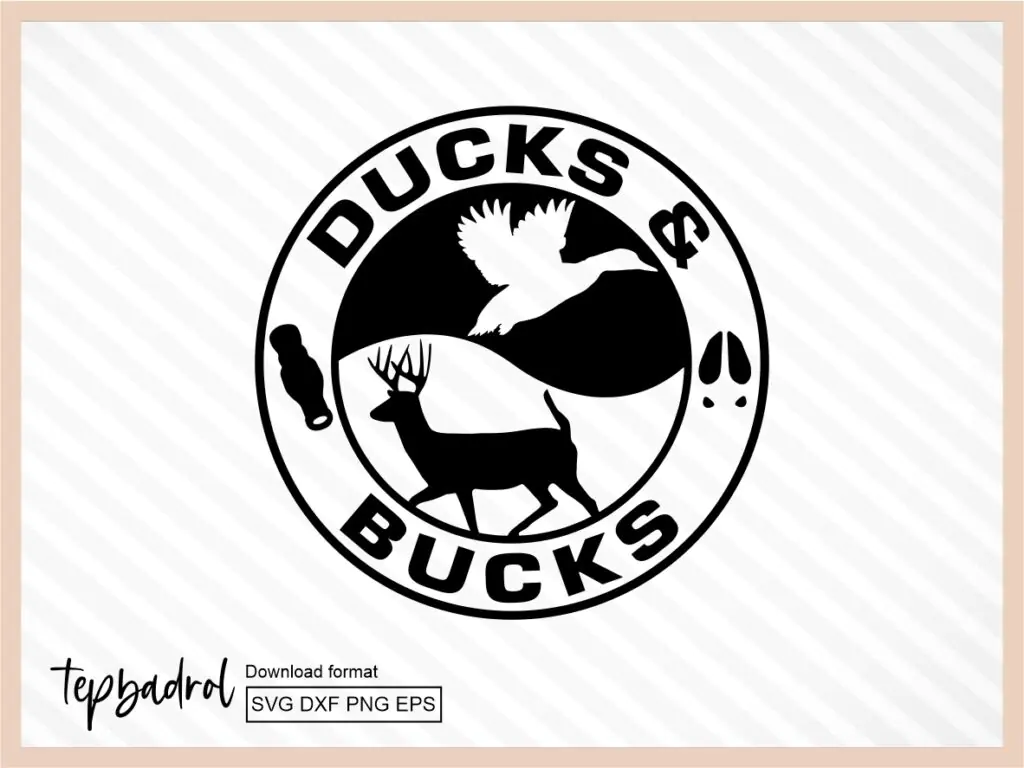 Hunting Ducks Buck Sportsman's SVG Vector