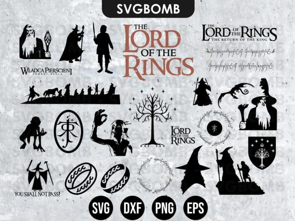 Lord Of The Rings SVG