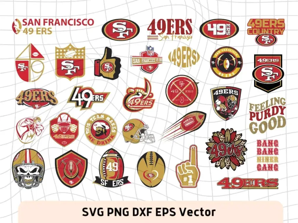 10 Must-Have San Francisco 49ers SVG Cut Files for Crafting Enthusiasts