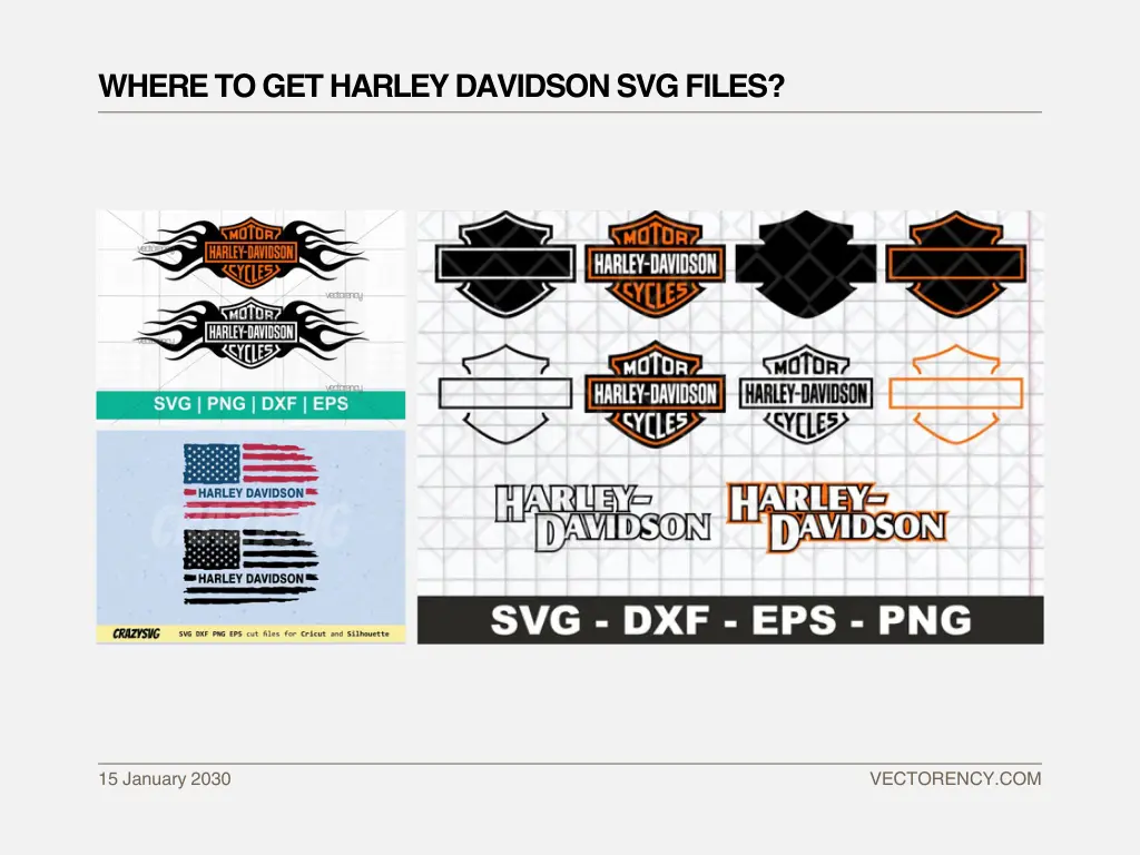 Where to Get Harley Davidson SVG Files?