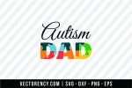 Autism Dad Cutting SVG FIle 1
