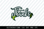 Give Thanks Color Best SVG File Design 1