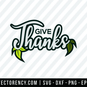 Give Thanks Color Best SVG File Design