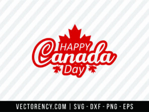 Happy Canada Day SVG Format