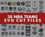 30 NBA Team Logo Cut File & Vector 1