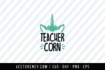 Teacher Corn SVG File 1
