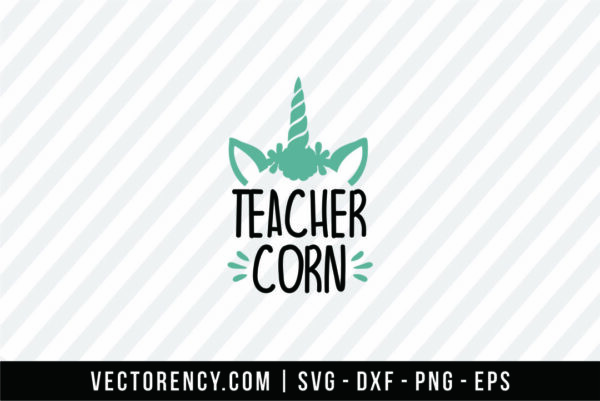 Teacher Corn SVG File