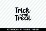 Trick or Treat Halloween SVG File 1