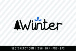 Winter Cut File SVG Format 1
