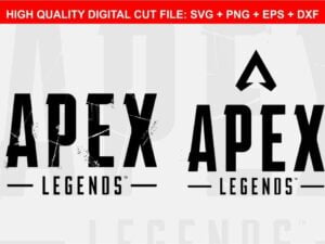Apex Legends Logo Apex SVG Cut File Monogram Font