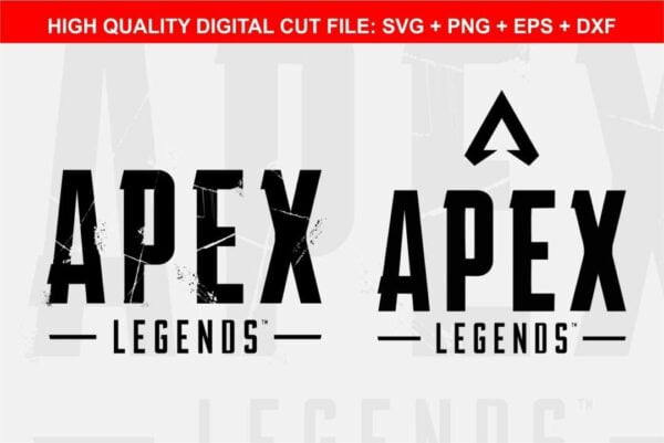 Apex Legends Logo Apex SVG Cut File Monogram Font
