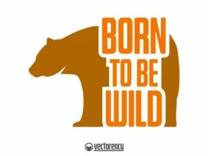 Bord To Be Wild SVG Vector Image