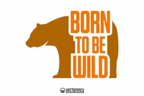 Bord To Be Wild SVG Vector Image