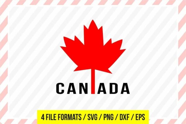 Canadian Flag SVG  Canada Cut File Maple Leaf