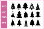 Christmas Tree Cut Files Bundle 1