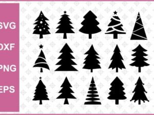 Christmas Tree Cut Files Bundle