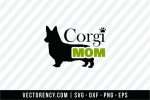 Corgi Mom SVG File Cricut 1
