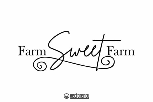 Farm sweet farm SVG cut file