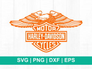 harley davidson eagle logo cut file