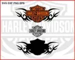 Harley Davidson Tribal Logo SVG DXF PNG EPS 1