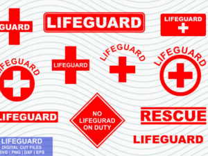 Lifeguard SVG DXF EPS PNG Bundle