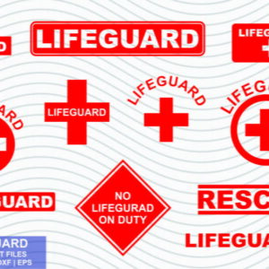 Lifeguard SVG DXF EPS PNG Bundle