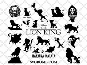 Lion King SVG Bundle Hakuna Matata