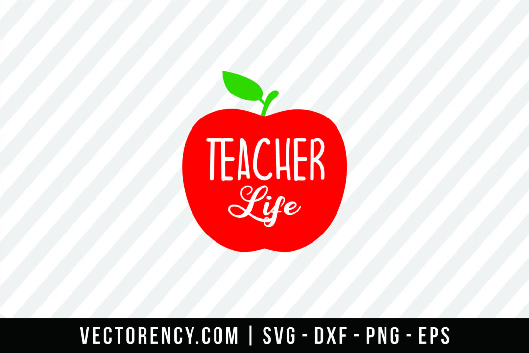 Teacher Life SVG File | Vectorency