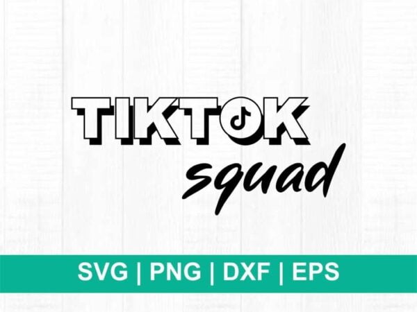 tiktok squad svg Vectorency Tiktok Squad Cut Files Tiktok SVG