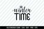 Winter Time SVG Cut File 1