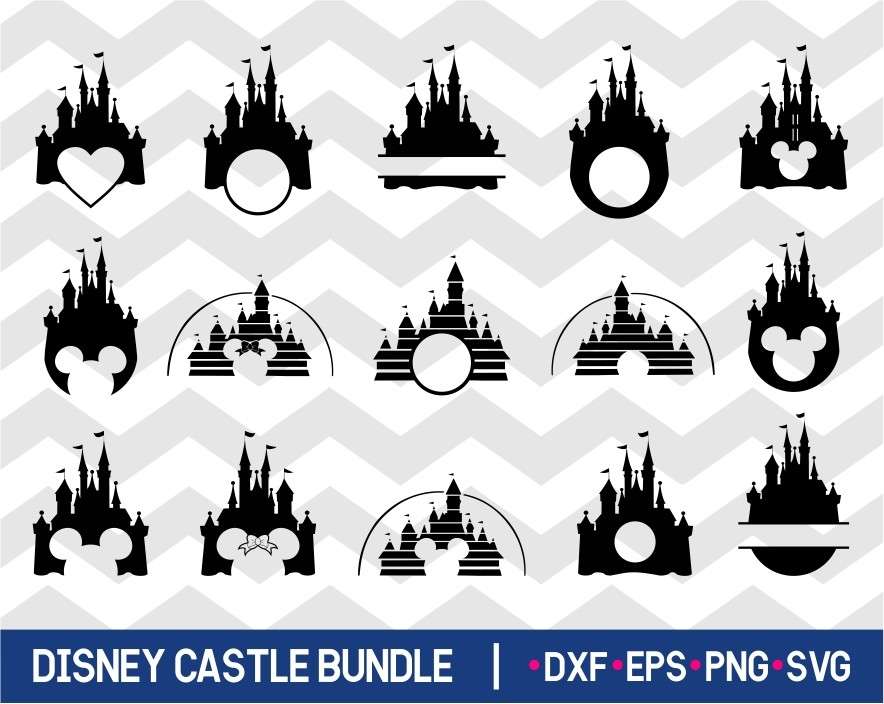 Free Free 278 Silhouette Cinderella Castle Svg SVG PNG EPS DXF File