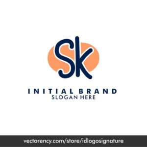 SK LOGO INITIAL BRAND