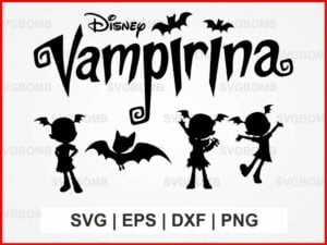 disney vampirina svg cut file bundle