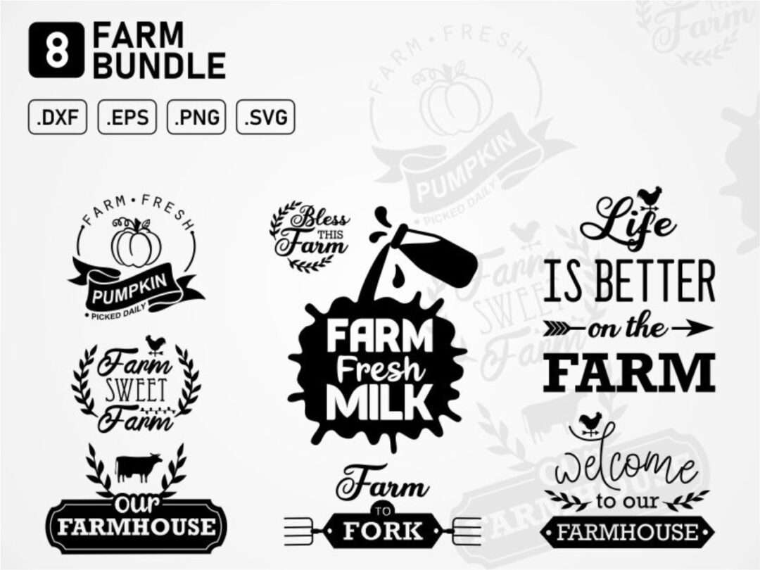 Farm Farmhouse Svg Bundle Vectorency