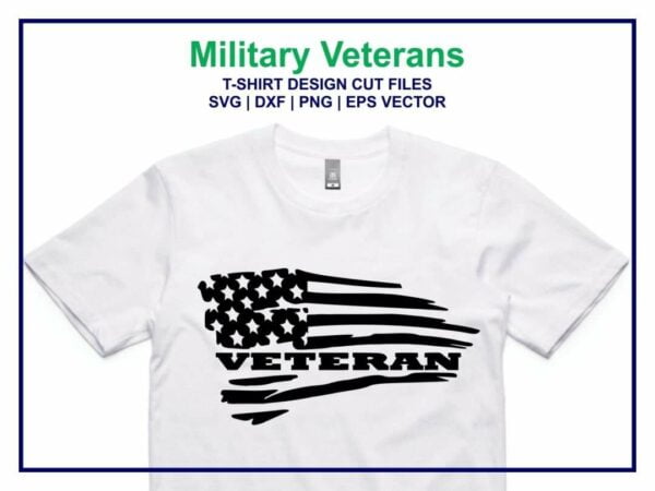 military veterans svg flag america veteran Vectorency Military Veterans American Flag SVG Vector