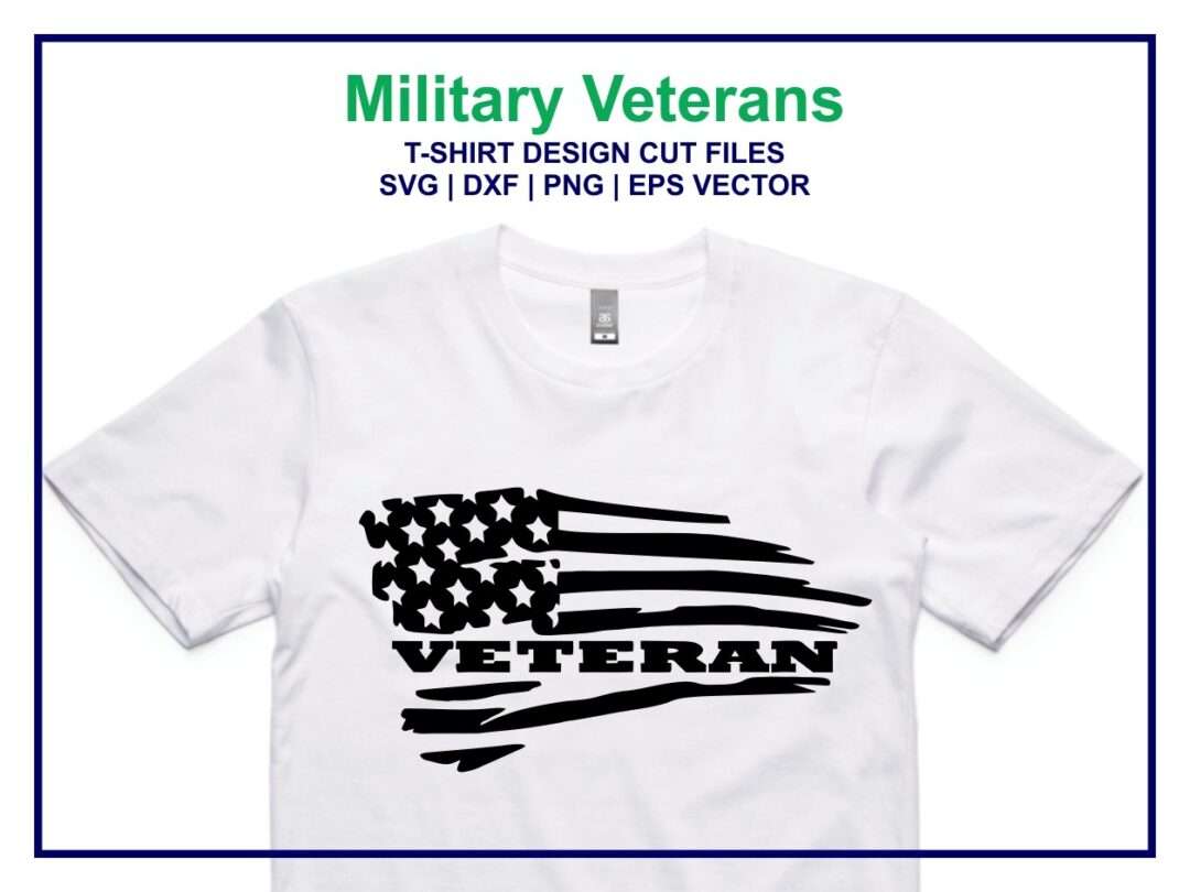 Download Military Veterans American Flag SVG Vector | Vectorency