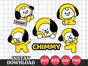 BT21 Chimmy SVG cut file vector png