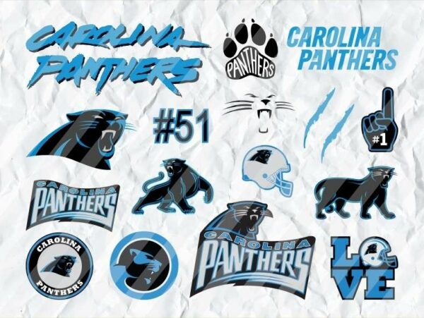 Carolina Panthers SVG NFL Football Logo