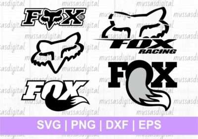 Fox Racing SVG Cut File Logo Designs