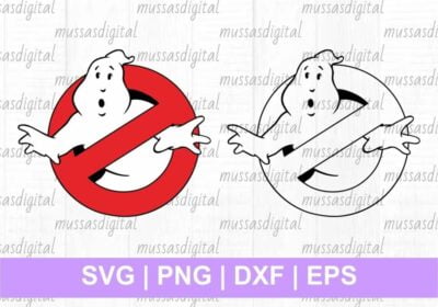 Cuttable Design Ghostbusters Logo SVG