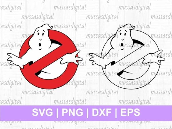 Cuttable Design Ghostbusters Logo SVG