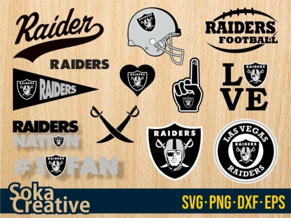 Las Vegas Raiders SVG cut file vector