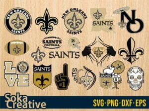 New Orleans Saints SVG cricut soka creative