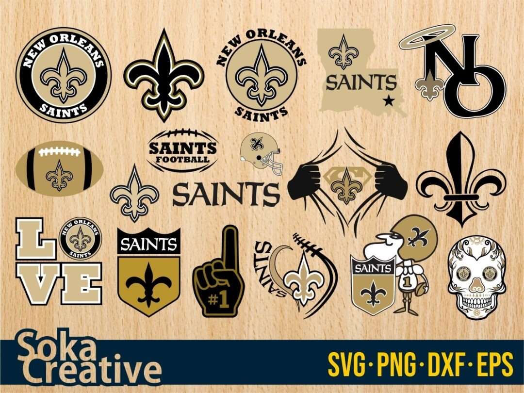 New Orleans Saints Svg Bundle Vectorency