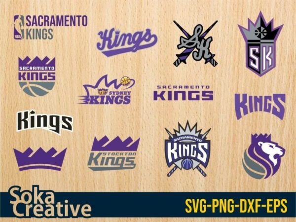 Sacramento Kings SVG Bundle NBA Basket Ball Team