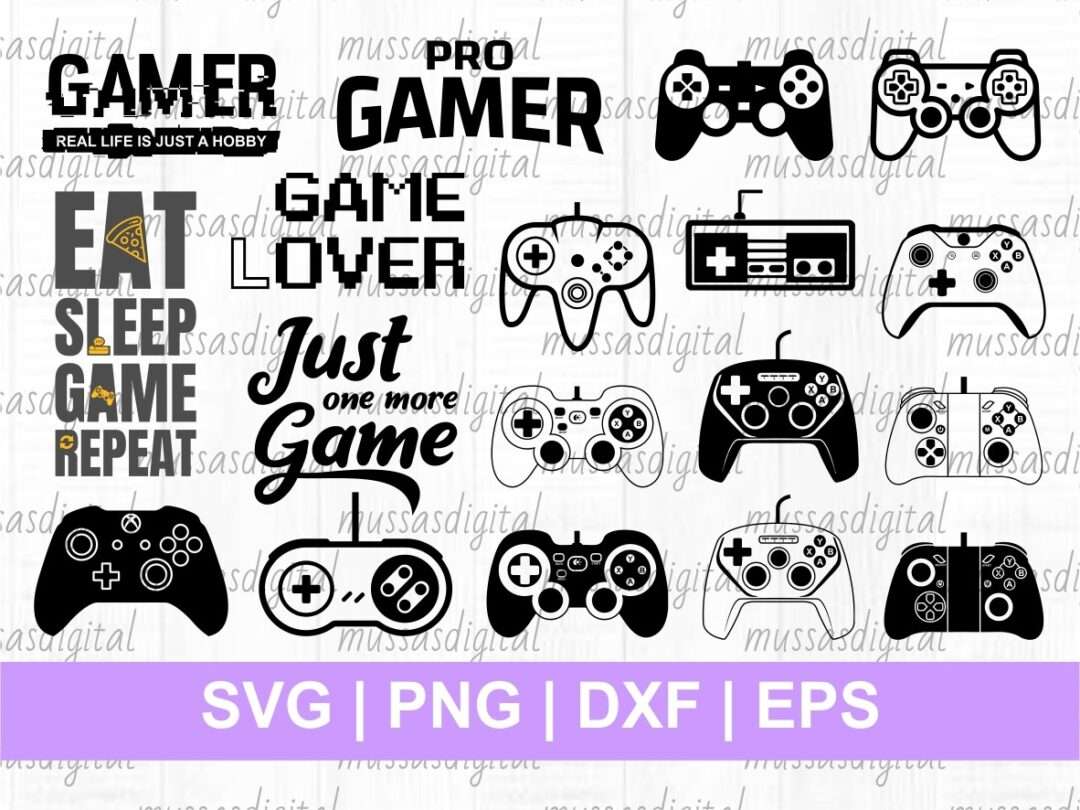 Video Game Controller SVG Bundle | Vectorency